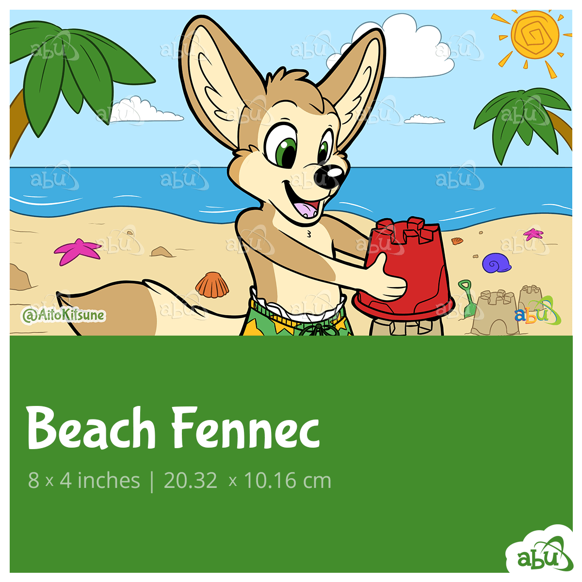 Fennec on the Beach